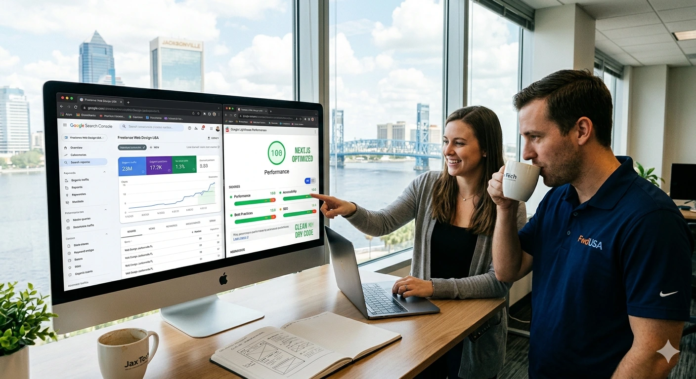 SEO services Jacksonville Florida with Lighthouse performance scores